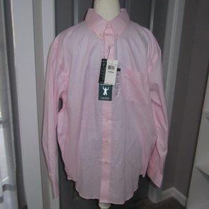 Men's Lauren Ralph Lauren Long Sleeve Pink Dress Shirt Size 18 34/35. NWT $79.50